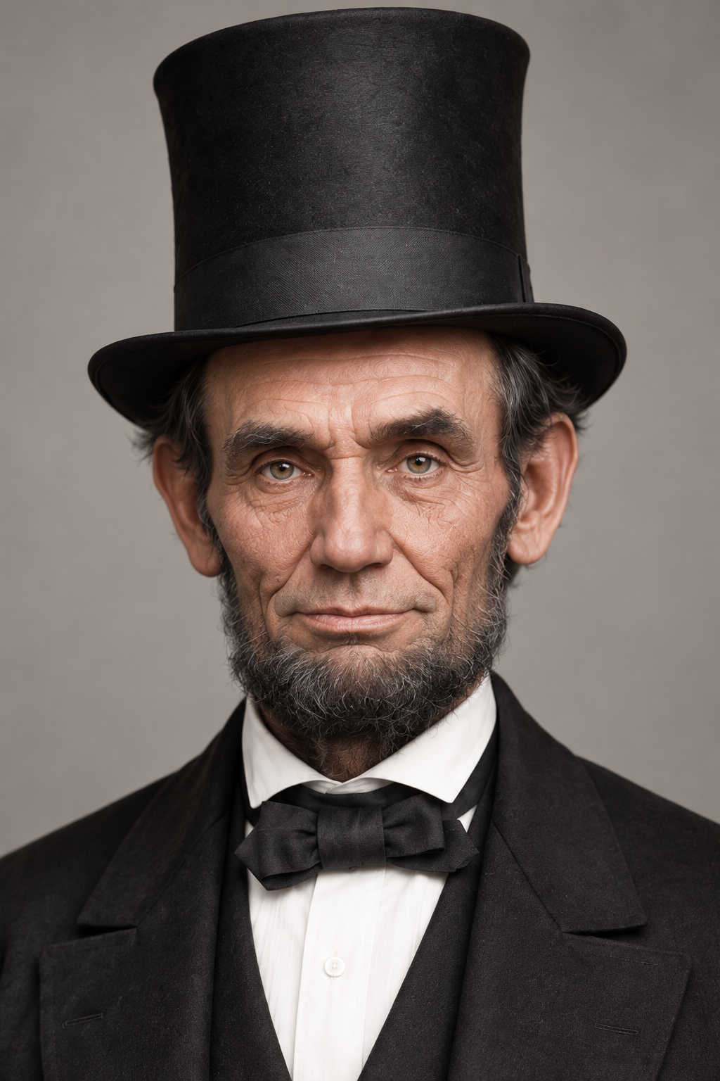 Input portrait for Lincoln takes the mic